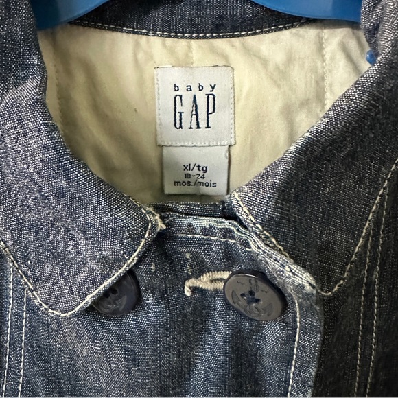 18-24m Denim Lined Peacoat - Picture 2 of 4